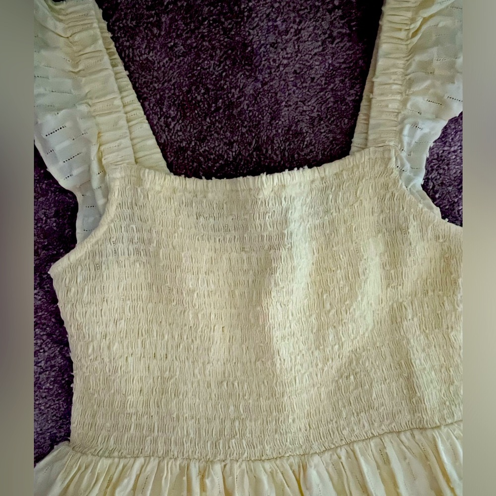 Loft ruffle dress